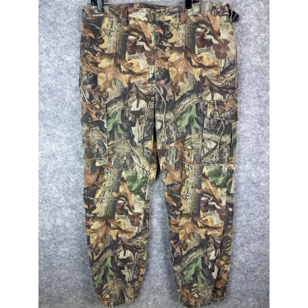 Vintage Woolrich Camo Pants 40 Hunting 90s Advantage Timber Camouflage USA Large